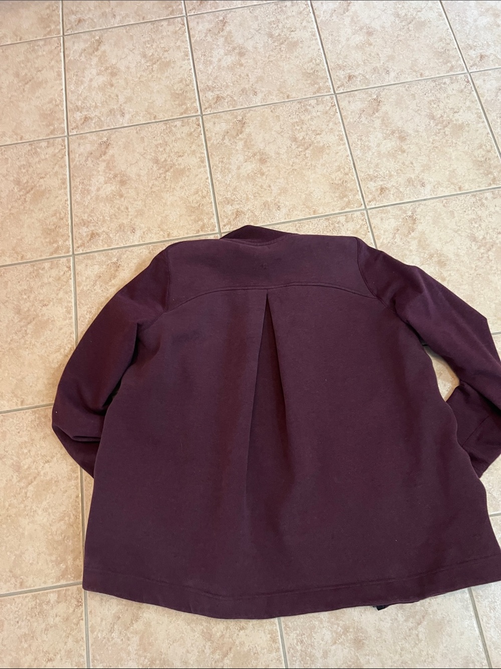 lululemon athletica Zip-Up Jacket in Deep Burgundy - Picture 6 of 6